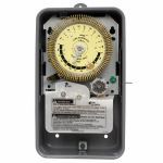 Intermatic - Model #T1975HDR, 24-Hour Heavy-Duty Metal Dial Mechanical Time Switch with Skip-a-Day, 125 VAC