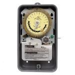 Intermatic - Model #T1975EHDR, 24-Hour Heavy-Duty Metal Dial Mechanical Time Switch with Skip-a-Day, 480 VAC