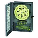 Intermatic - Model #T7401BC, 7-Day Mechanical Time Switch, 120 VAC, 60Hz, 4-SPST, Indoor Metal Enclosure
