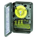 Intermatic - Model #T101, 24-Hour Mechanical Time Switch, 120 VAC, 60Hz, SPST, Indoor Metal Enclosure
