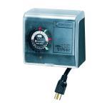 Intermatic - Model #P1101, Outdoor Mechanical Plug-In Timer with Built-In Enclosure