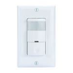 Intermatic - Model #IOS-DOV-WH, Commercial Grade In-Wall PIR Occupancy/Vacancy Sensor, White