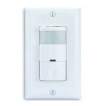 Intermatic - Model #IOS-DSR-WH, Commercial Grade Self-Adaptive In-Wall PIR Occupancy/Vacancy Sensor