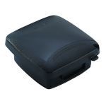 Intermatic - Model #WP5220BL, Extra-Duty Plastic In-Use Weatherproof Cover, Double-Gang, Vrt, 2.25" Black