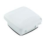 Intermatic - Model #WP5220W, Extra-Duty Plastic In-Use Weatherproof Cover, Double-Gang, Vrt, 2.25" White