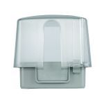 Intermatic - Model #WP5500C, Extra-Duty Plastic In-Use Weatherproof Cover, Double-Gang, Vrt, 4.75" Clear