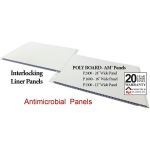 Extrutech Plastics, Inc. - P1600 16" inch, Flat, Interlocking Wall and Ceiling Liner Panel