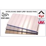 Extrutech Plastics, Inc. - P3000 12" inch, (Easy Life) Interlocking Beaded Liner Panel