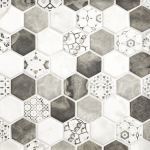 Floor & Decor - Montage Chateau Ash 2 in. Hexagon Recycled Glass Mosaic