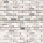 Floor & Decor - Maravilla Skyline Blend Mini Brick Polished Marble Mosaic