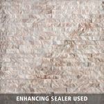 Floor & Decor - Rock Ridge Fantasy Brown Splitface Marble Ledger Panel