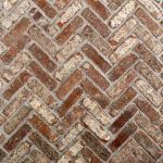 Floor & Decor - Brickwebb Castle Gate Thin Brick Herringbone Panel