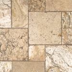 Floor & Decor - Cote D'Azur Lava Onyx Brushed Chiseled Travertine Tile