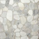 Floor & Decor - Pebblino Mosaici Mixed Carrara Pebble Mosaic
