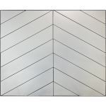 Tiles of Europe - 3" X 16" Chevrons Porcelain Tile