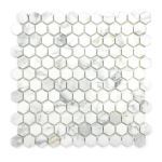 Tiles of Europe - Calacatta Gold 1" Hexagons Marble Tile