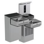 Haws Corporation - Wall Mount Hi-Lo Indoor ADA Filtered Motion Activated Water Cooler and Bottle Filler - 1212SFH
