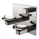 Haws Corporation - ADA Vandal-Resistant Motion-Activated Polished Dual Fountain and Bottle Filler