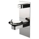 Haws Corporation - ADA Vandal-Resistant Motion-Activated Polished Fountain & Bottle Filler w/Mounting System