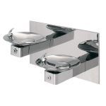 Haws Corporation - ADA Vandal-Resistant Motion-Activated/Push Button Polished Dual Fountain - 1011HPSHO
