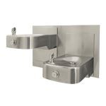 Haws Corporation - ADA Vandal-Resistant Wall Mount Adjustable Drinking Fountain - 1117L