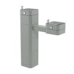 Haws Corporation - ADA Outdoor Vandal-Resistant Filtered Stainless Steel Pedestal Fountain - 3602F