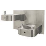 Haws Corporation - ADA Vandal-Resistant Motion-Activated Dual Adjustable Fountain - 1117LHO2