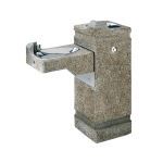 Haws Corporation - ADA Vandal-Resistant Freeze-Resistant Concrete Pedestal Fountain - 3150FR