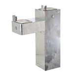 Haws Corporation - ADA Vandal-Resistant Outdoor Steel Pedestal Fountain - 3300G