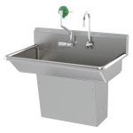 Haws Corporation - Hand Wash Sink with AXION Eye/Face Wash - 7661