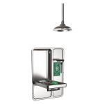 Haws Corporation - Barrier Free Ceiling-mounted Shower and Recessed Eye/Face Wash w/Drain Pan - 8356WCC
