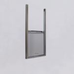 Terra Universal - Convenience Window,Vertical Sliding,24x32,Floor Mount,304 Stainless Steel Frame,No Shelf
