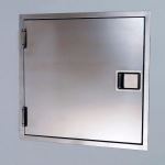 Terra Universal - Pass-Through; CleanSeam™ Fire-Rated, 18Wx24Dx18H ID, Flush Wall Mount, 304 Stainless Steel