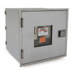 Terra Universal - PassThrough;CleanSeam Fire-Rated,Viewing Window,24Wx24Dx24H ID,Flush Wall Mount,304 Stainless Steel