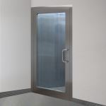 Terra Universal - Door,Pre-Hung;Manual Single Right Swing,36Wx84H,BioSafe®,CleanSeam 304 or 316 SS,Full Window