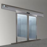 Terra Universal - External Mount,80Wx80H,304 Stainless Steel Frame,Static-Dissipative PVC Window,Partial View