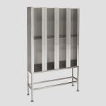 Terra Universal - Garment Dispenser Station; 8 Compartments, Single Sided, 304 Stainless Steel, 48Wx12Dx62.25H
