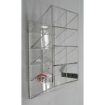 Terra Universal - Safety Glasses Holder; ValuLine™ Acrylic, 6.5Wx5.75Dx13.625H, 8 Compartments, Wall Mount