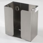 Terra Universal - Face Mask Dispenser; 304 Stainless Steel, Individual Masks, 7.75" W x 4.5" D x 8.5" H