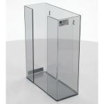 Terra Universal - Holder; Glove Box, Static Dissipative PVC, 12"W x 5"D x 15.5"H, 3 Boxes, Wall Mount
