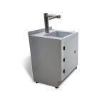 Terra Universal - Hand Washer/Dryer; BioSafe®, Polypropylene, 1 Sink, Dyson AirBlade®, 24Wx22Dx39H, 120 V
