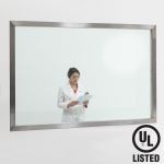 Terra Universal - Fire-Rated Cleanroom Window; CleanMount™, Single Pane, 45 Minute Rating, 316L Stainless Steel