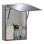 American Specialties, Inc. - 0663-1 Velare™ BTM System - Stainless Steel Cabinet with Frameless Mirror, Foam Soap Dispenser
