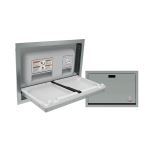 American Specialties, Inc. - 9013 Baby Changing Station - Stainless Steel, Recessed