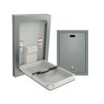 American Specialties, Inc. - 9017-9 Baby Changing Station, Vertical - Stainless Steel, Surface Mounted