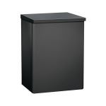 American Specialties, Inc. - 0852-41 Sanitary Napkin Disposal - Matte Black, Surface Mounted