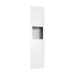 American Specialties, Inc. - 6467-00 Piatto™ Completely Recessed Paper Towel Dispenser and Waste Receptacle - Phenolic Door