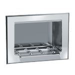 American Specialties, Inc. - 0401 Soap Dish - Recessed - Wet Wall - Stainless Steel