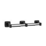 American Specialties, Inc. - 7305-2-41 Matte Black Toilet Tissue Holder (Double) - Surface Mounted