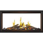 Napoleon - Tall Linear Vector™ 50 See Through with Luminous Logs Fireplace